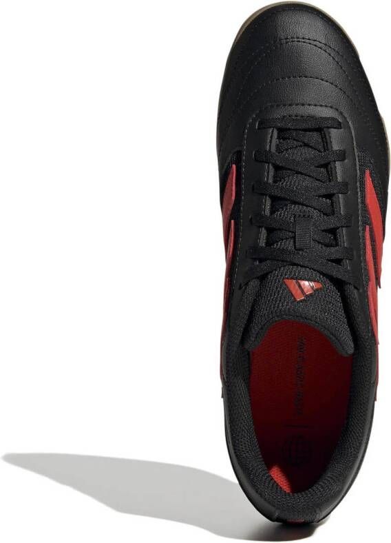 adidas Performance Super Sala 2 Sr. voetbalschoenen zwart rood