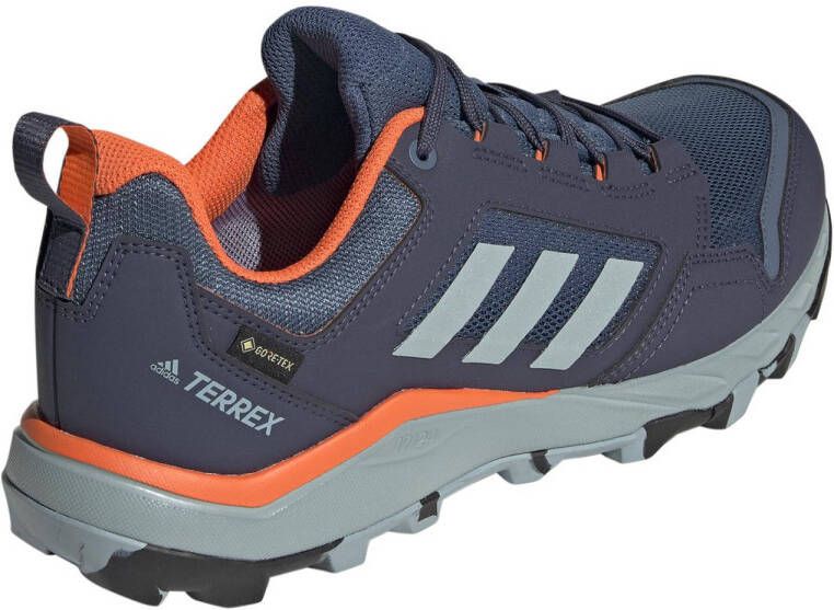 adidas Performance Terrex Tracerocker 2.0 Goretex wandelschoenen donkerblauw grijs oranje