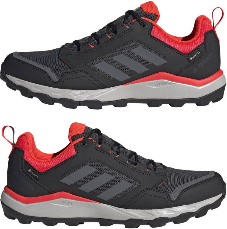adidas Performance Terrex Tracerocker 2.0 Goretex wandelschoenen zwart grijs rood