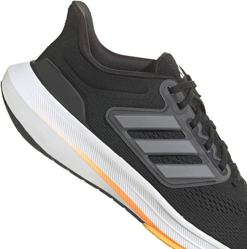 adidas Performance Ultrabounce hardloopschoenen zwart antraciet geel