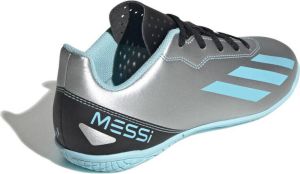 Adidas Performance X Crazyfast Messi.4 Jr. zaalvoetbalschoenen zilver lichtblauw zwart