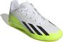 Adidas Perfor ce X Crazyfast.4 IN Jr. zaalvoetbalschoenen wit zwart geel Imitatieleer 37 1 3 - Thumbnail 4