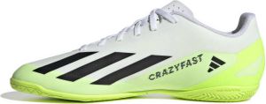 Adidas Performance X Crazyfast.4 IN Sr. zaalvoetbalschoenen wit zwart geel