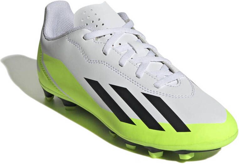 adidas Performance X Crazyfast.4 Jr. voetbalschoenen zwart wit geel