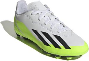 Adidas Performance X Crazyfast.4 Flexible Ground Voetbalschoenen Kinderen Wit