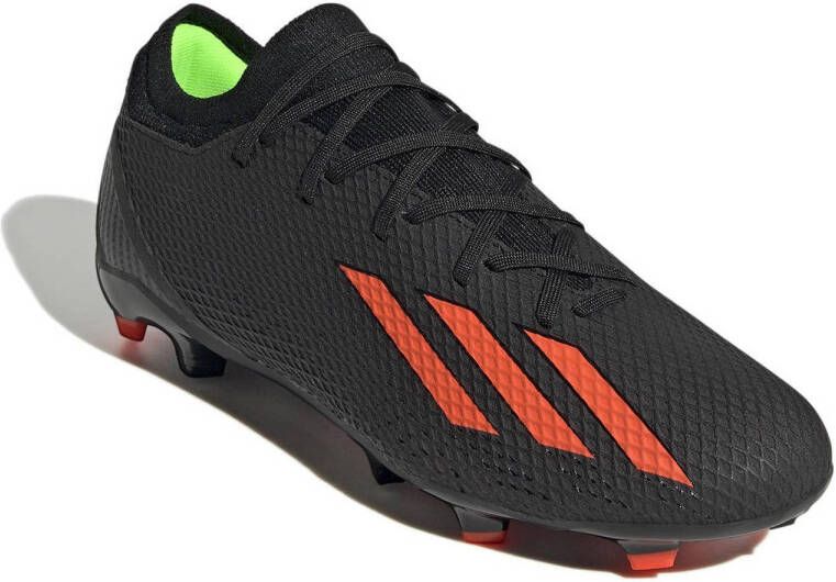 adidas Performance X Speedportal.3 FG Sr. voetbalschoenen zwart rood geel