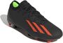 Adidas X Speedportal.3 Firm Ground Voetbalschoenen Core Black Solar Red Team Solar Green Dames - Thumbnail 4