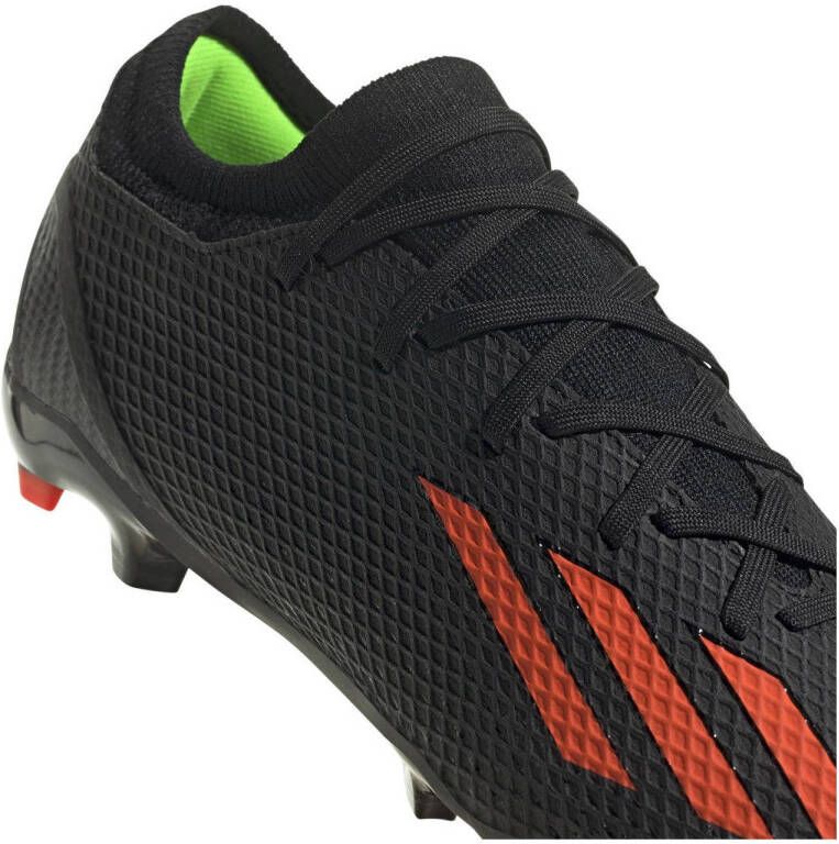 adidas Performance X Speedportal.3 FG Sr. voetbalschoenen zwart rood geel