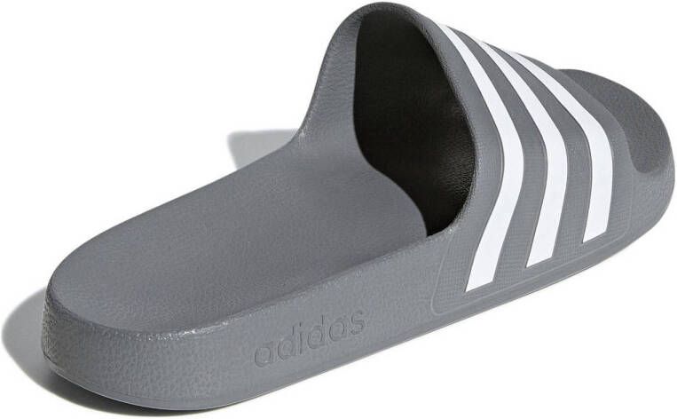 adidas Sportswear Adilette Aqua badslippers grijs wit