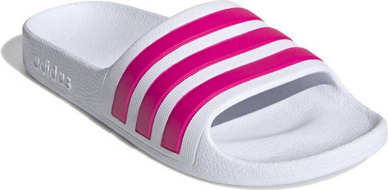adidas Sportswear Adilette Aqua badslippers wit fuchsia