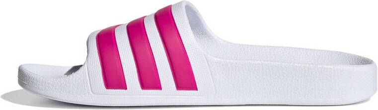 adidas Sportswear Adilette Aqua badslippers wit fuchsia