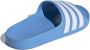 Adidas adilette Unisex Slippers en Sandalen Blauw Maat: 30.5 Mesh Synthetisch Foot Locker - Thumbnail 7