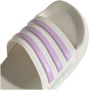 Adidas Sportswear Adilette badslippers ecru paars - Thumbnail 4