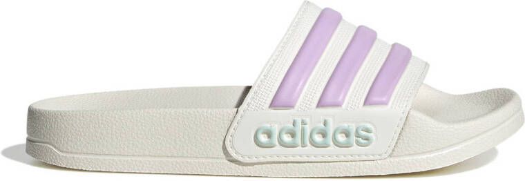 adidas Sportswear Adilette badslippers ecru paars