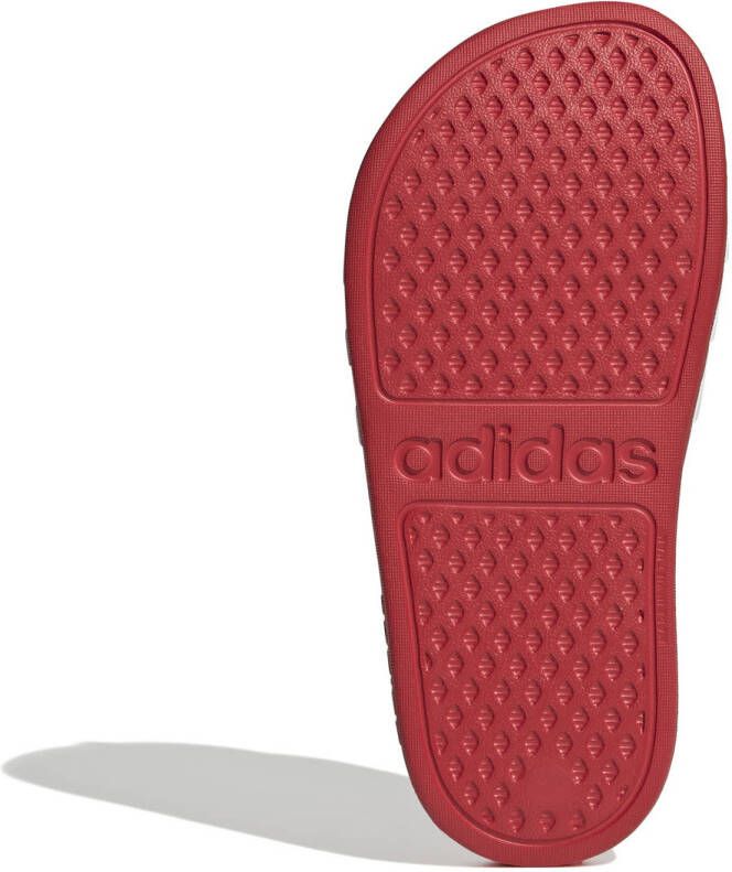 adidas Sportswear Adilette badslippers rood wit