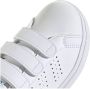 Adidas Sportswear Advantage Bas 2.0 sneakers beige ecru zwart Imitatieleer 28 - Thumbnail 5