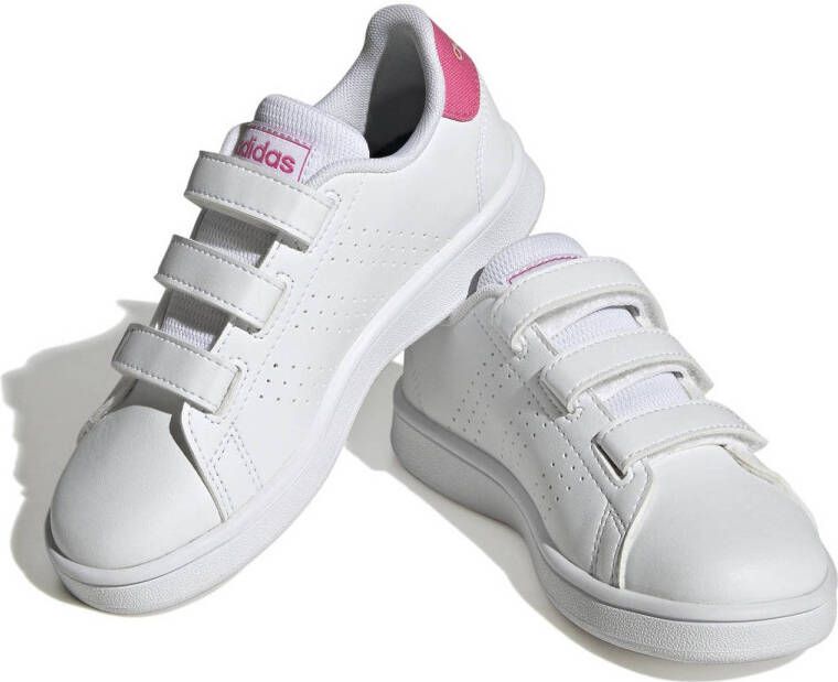 adidas Sportswear Advantage CF sneakers wit roze