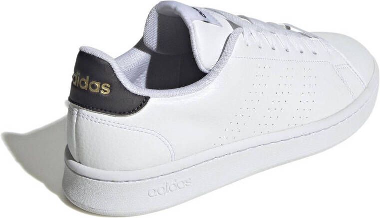 adidas Sportswear Advantage sneakers wit donkerblauw goud