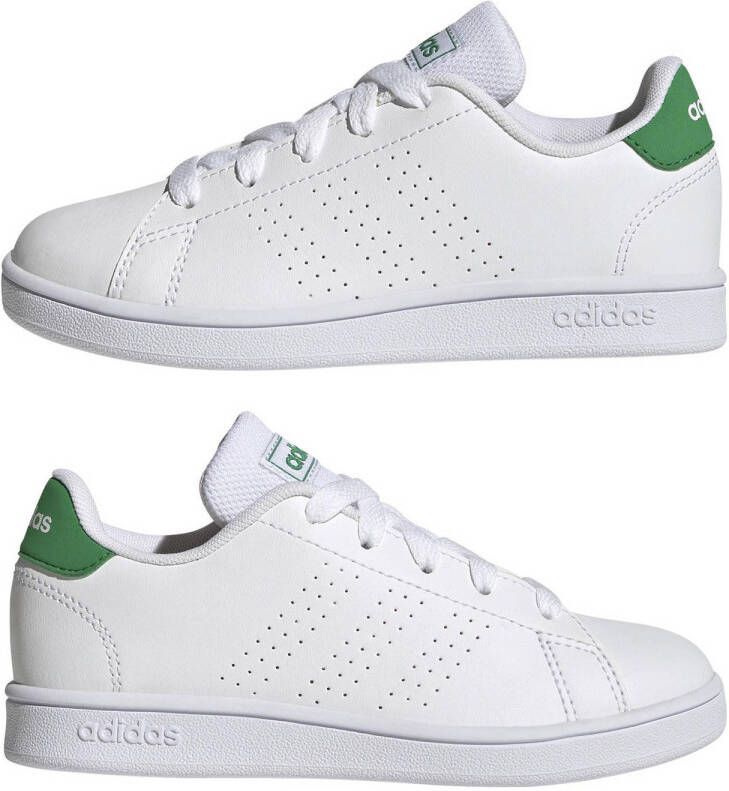 adidas Sportswear Advantage sneakers wit groen