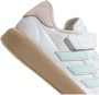 Adidas Sportswear Courtblock sneakers wit lichtblauw roze gum Jongens Meisjes Imitatieleer 35 - Thumbnail 4
