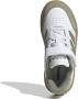 Adidas Sportswear Courtblock sneakers wit mosgroen gum Imitatieleer 28 - Thumbnail 5