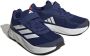 Adidas Sportswear Duramo SL sneakers donkerblauw wit oranje Mesh 36 2 3 - Thumbnail 1