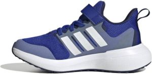 Adidas Sportswear FortaRun 2.0 Cloudfoam Schoenen met Elastische Veters en Klittenband Kinderen Blauw