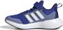 Adidas Sportswear FortaRun 2.0 Cloudfoam Schoenen met Elastische Veters en Klittenband Kinderen Blauw - Thumbnail 1