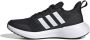 Adidas Sportswear FortaRun 2.0 sneakers zwart wit Jongens Meisjes Mesh 36 2 3 - Thumbnail 5
