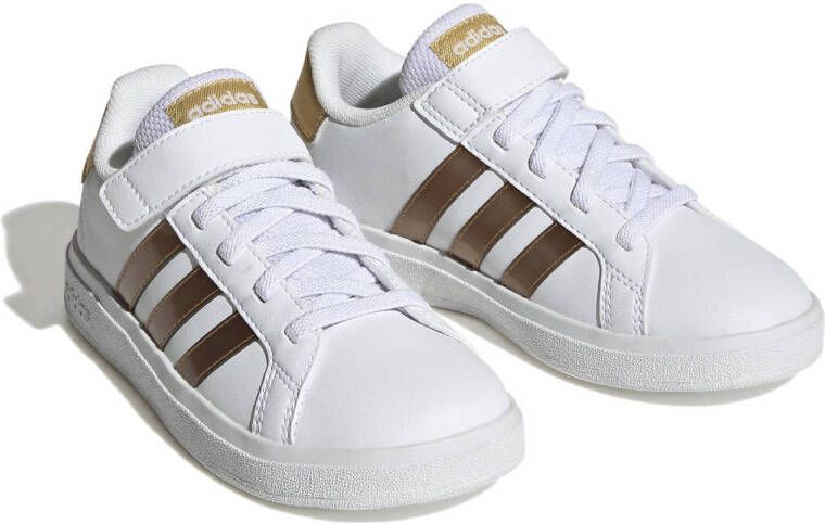 adidas Sportswear Grand Court 2.0 EL sneakers wit goud