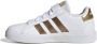 Adidas Sportswear Grand Court Sustainable Lifestyle Court Schoenen met Elastische Veters en Klittenband Kinderen Wit - Thumbnail 5