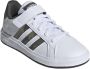 Adidas Sportswear Grand Court 2.0 EL sneakers wit olijfgroen donkergroen Imitatieleer 36 2 3 - Thumbnail 5