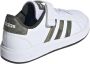 Adidas Sportswear Grand Court 2.0 EL sneakers wit olijfgroen donkergroen Imitatieleer 36 2 3 - Thumbnail 6