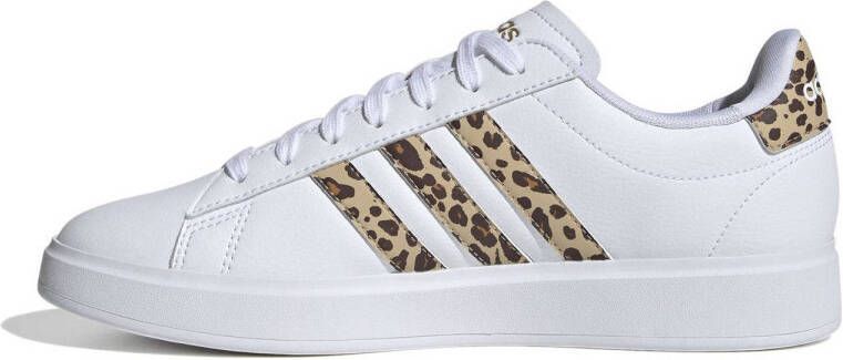 adidas Sportswear Grand Court 2.0 sneakers wit beige zwart