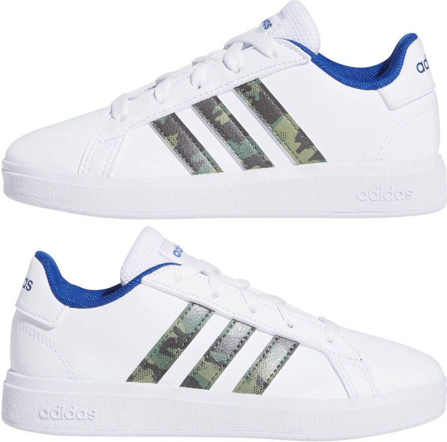 adidas Sportswear Grand Court 2.0 sneakers wit groen blauw
