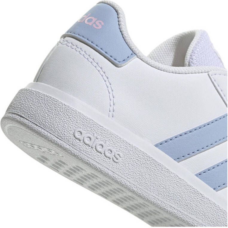 adidas Sportswear Grand Court 2.0 sneakers wit lichtblauw roze