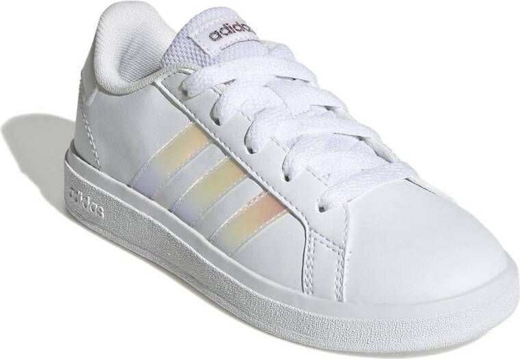 adidas Sportswear Grand Court 2.0 sneakers wit metallic zilver