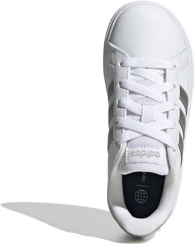 adidas Sportswear Grand Court 2.0 sneakers wit zilver