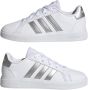 Adidas Sportswear Grand Court 2.0 sneakers wit zilver Imitatieleer 28 1 2 - Thumbnail 6