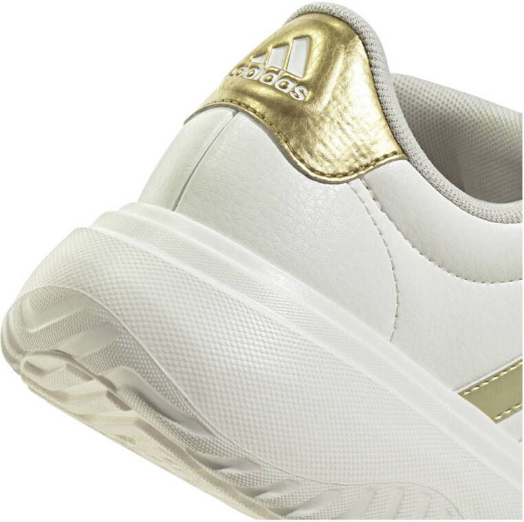 adidas Sportswear Grand Court sneakers wit goud