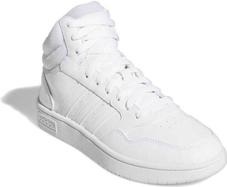 adidas Sportswear Hoops 3.0 Mid sneakers wit lichtgrijs