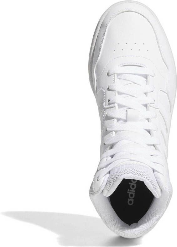adidas Sportswear Hoops Mid 3.0 sneakers wit lichtgrijs