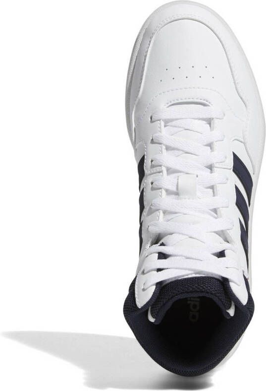 adidas Sportswear Hoops 3.0 Mid sneakers wit zwart