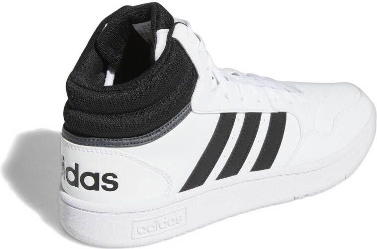 adidas Sportswear Hoops 3.0 Mid sneakers wit zwart