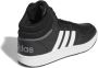 Adidas SPORTSWEAR Hoops 3.0 Mid Sneakers Core Black Ftwr White Grey Six - Thumbnail 5