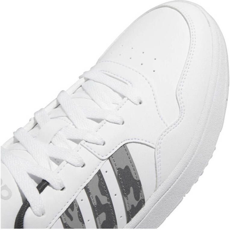 adidas Sportswear Hoops 3.0 sneakers wit grijs