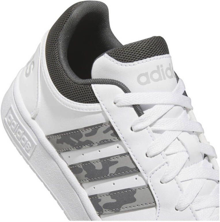 adidas Sportswear Hoops 3.0 sneakers wit grijs