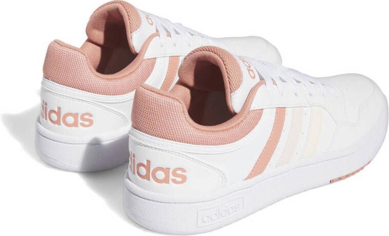 adidas Sportswear Hoops 3.0 sneakers wit oudroze