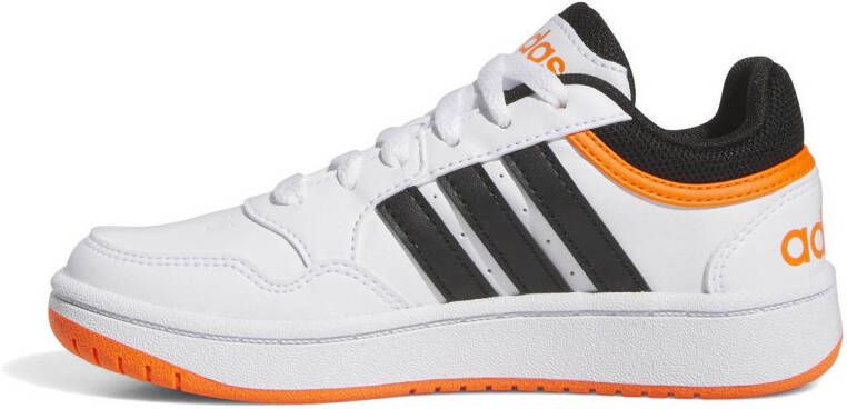 adidas Originals Hoops 3.0 sneakers wit zwart oranje