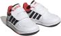 Adidas Sportswear Hoops 3.0 sneakers wit zwart rood Imitatieleer 23 1 2 - Thumbnail 3